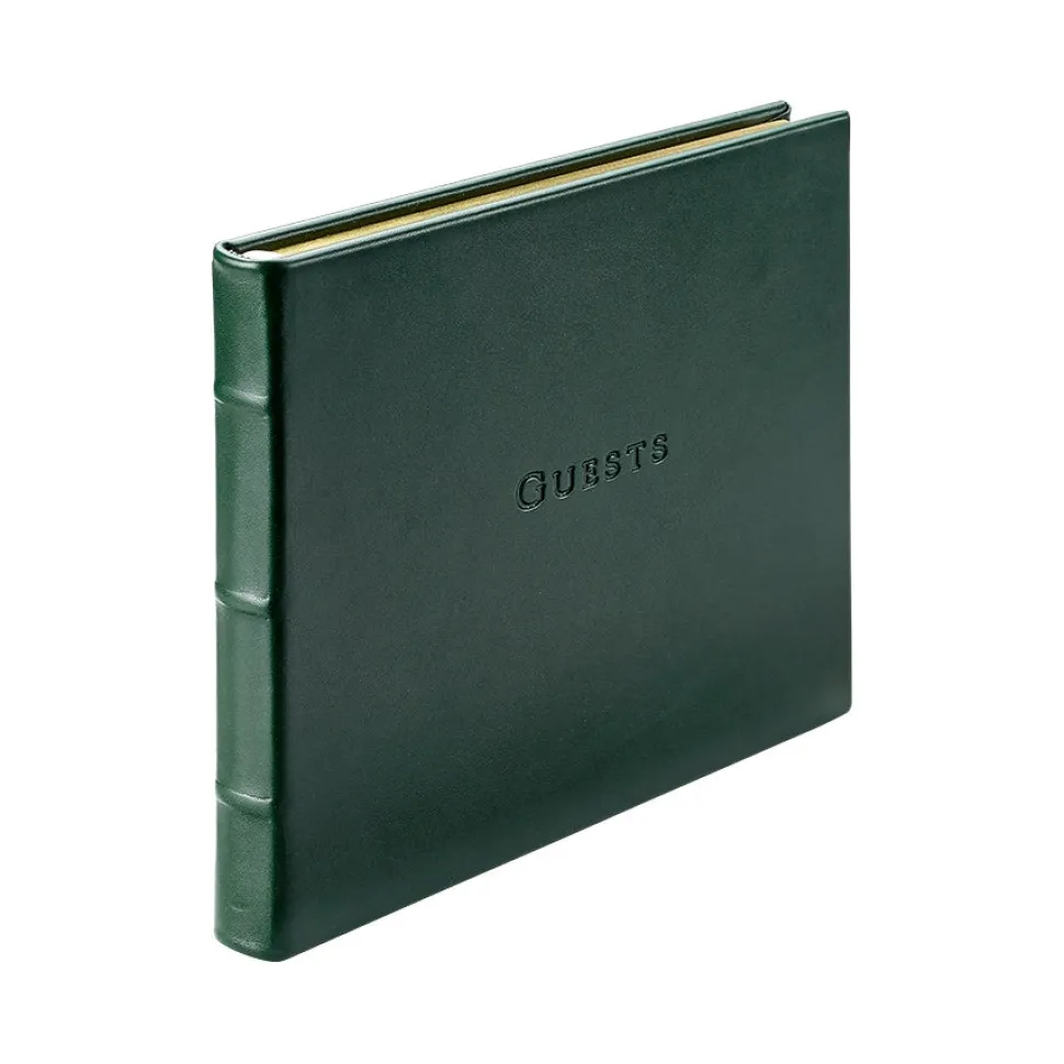 Traditional Leather Guest Book