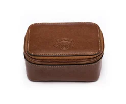 Travel Watch Case No. 257 in Vintage Chestnut Leather