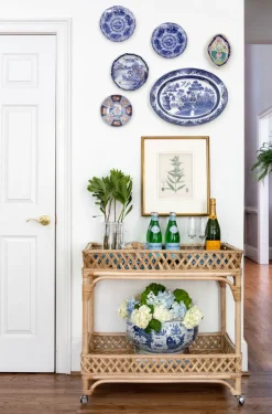 Trellis Bar Cart