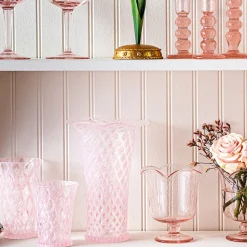 Trellis Large Tumbler in Blush