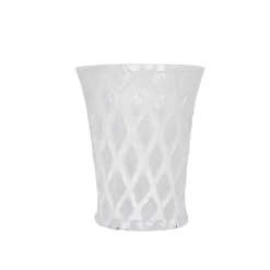 Trellis Small Tumbler in White