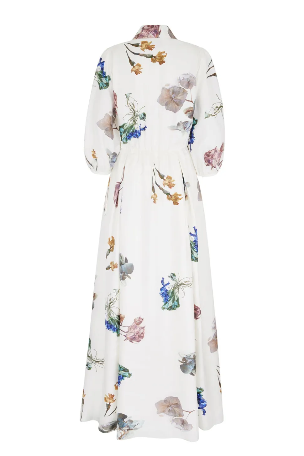 Trixie Floor Length Silk Shirt Dress x Marieluise Bantel