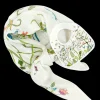 Tropical Chinoiserie Shawl Blanket & Bib Set