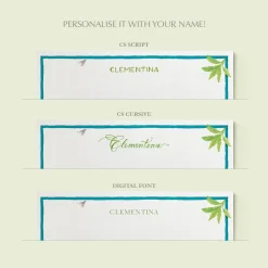 Tropical Escape Stationery Cards, Personalized Set of 50