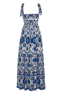Tula Maxi Dress in Mystic Blue