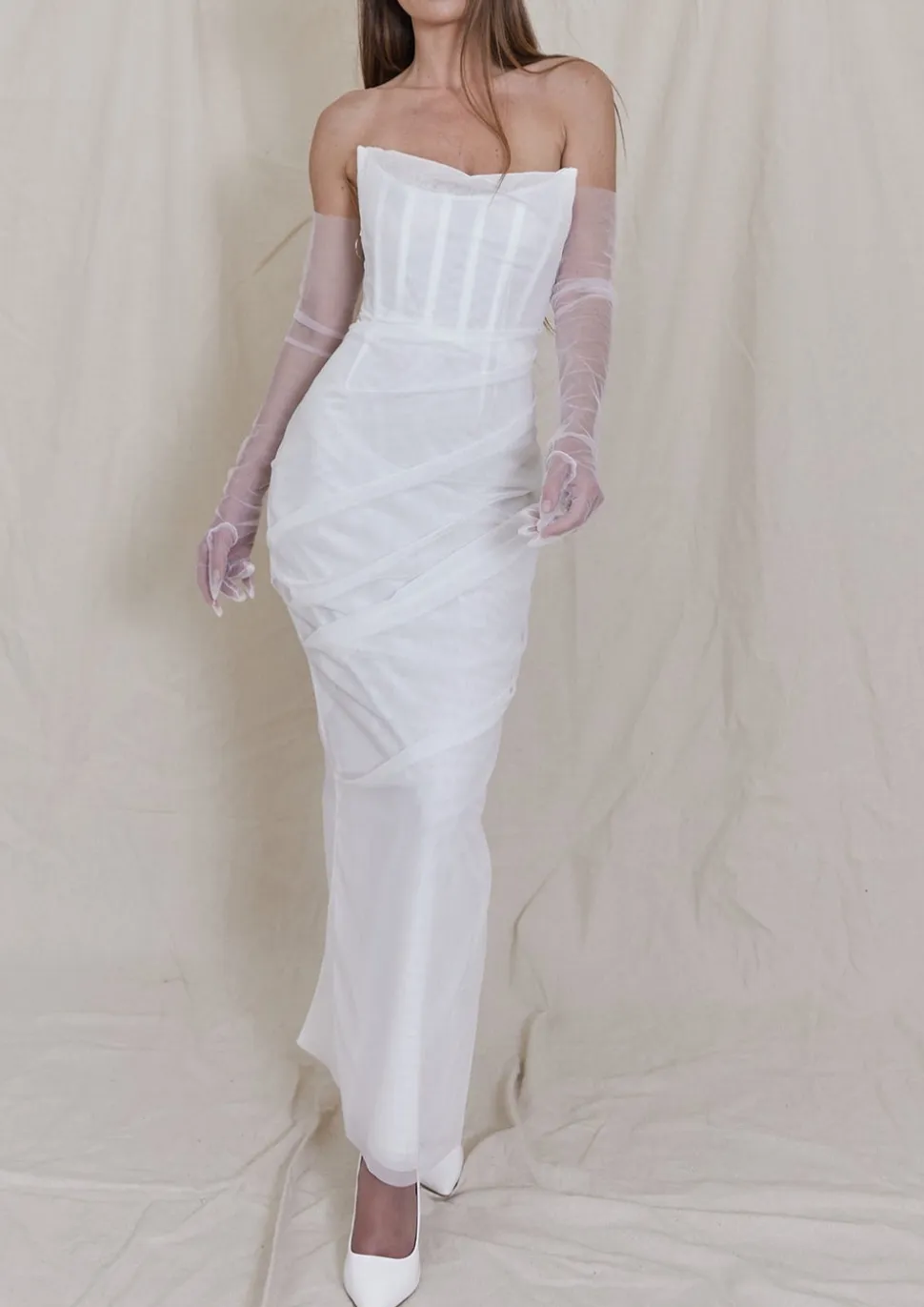 Tulle Opera Gloves