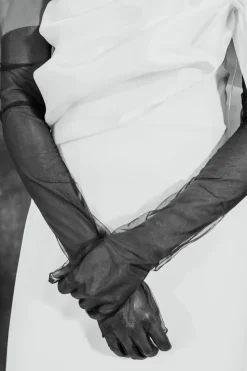 Tulle Opera Gloves