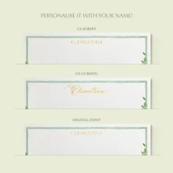 Tuttifrutti Stationery Cards, Personalized Set of 50