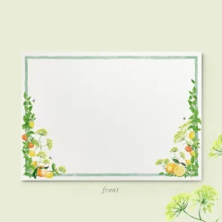 Tuttifrutti Stationery Cards, Personalized Set of 50