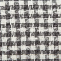 Two-Tone Gingham Towels in Natural & Aqua, Set of 2