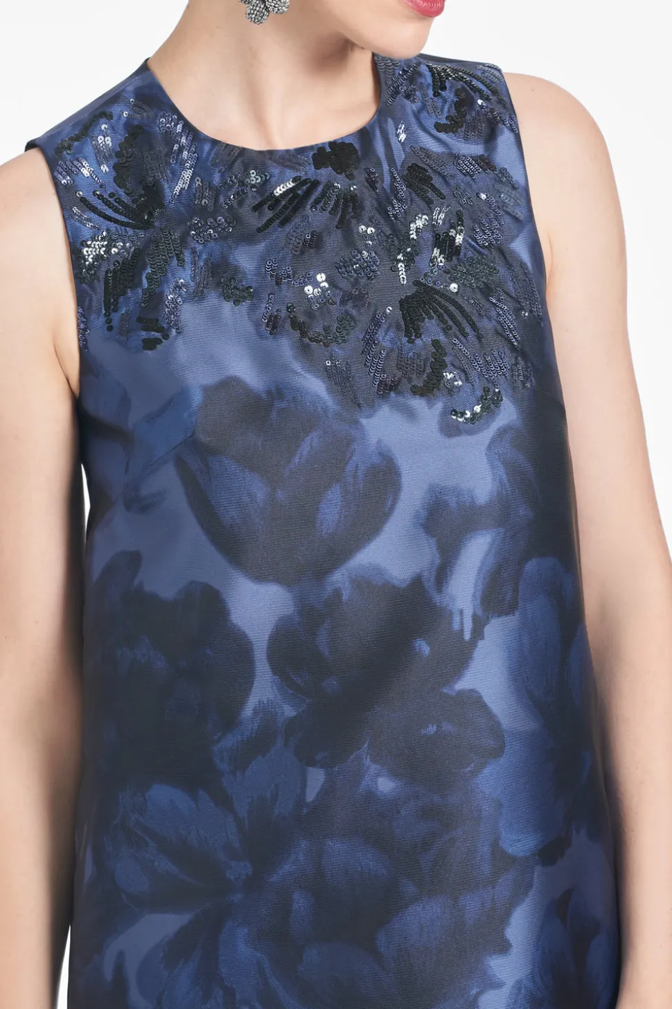 Uma Dress in Deep Ocean Bouquet
