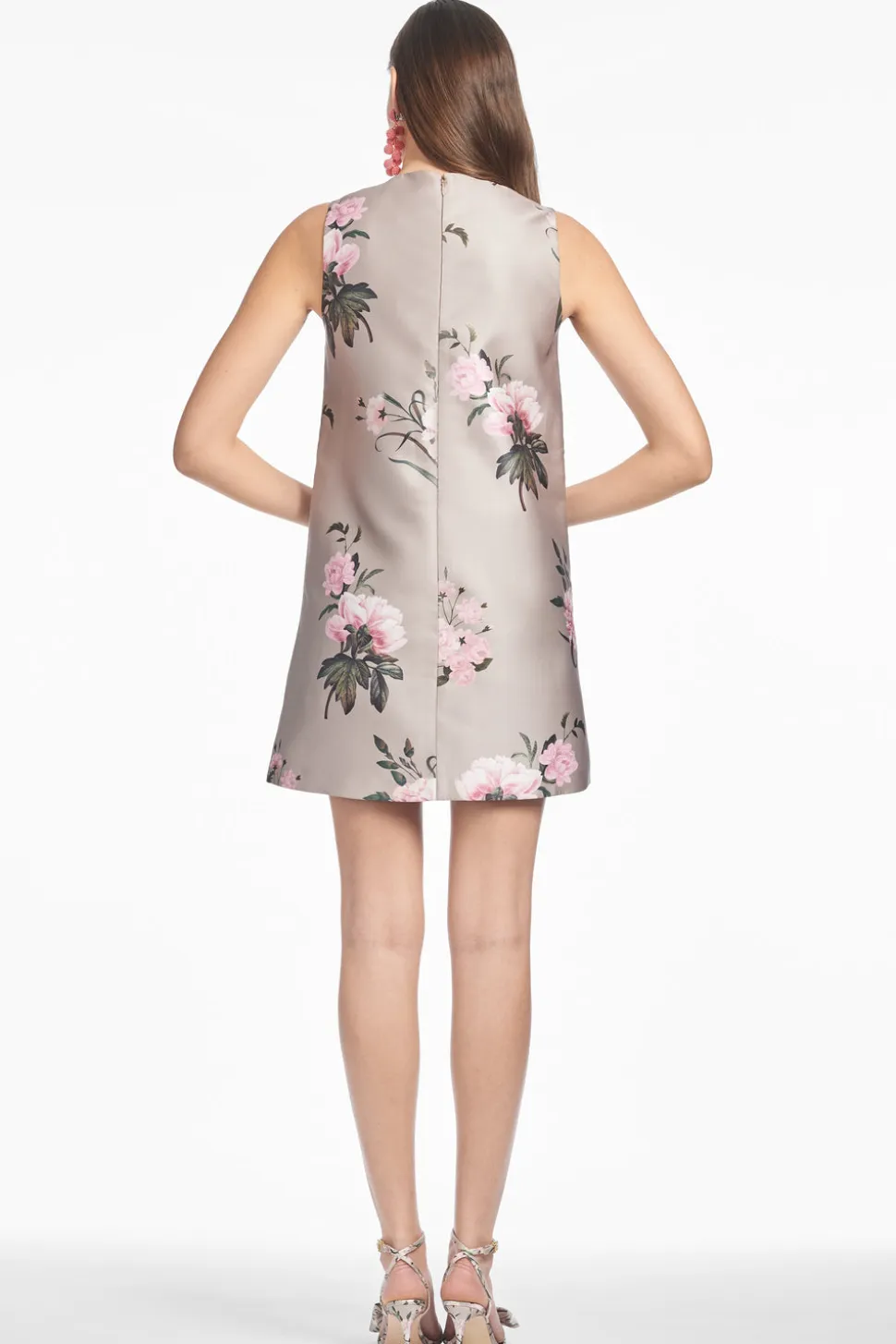 Uma Dress in Pewter English Rose