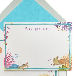 Under The Sea Stationery Cards, Personalized Set of 50