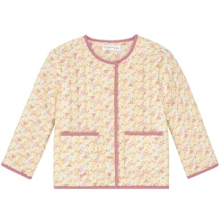 Unisex Marigold Floral Quilted Jacket