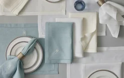 Valentina Hemstitch Cocktail Napkins, Set of 4