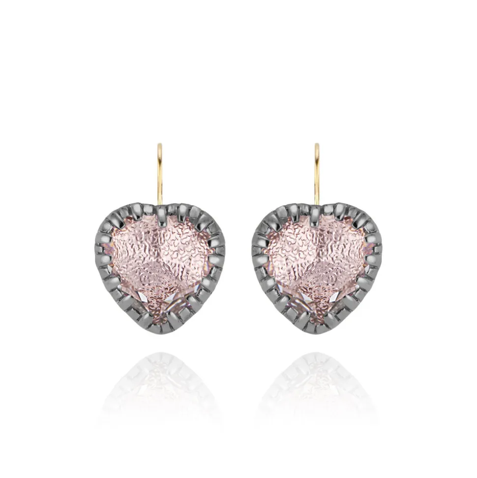 Valentina 'I Love NY' Button Earrings