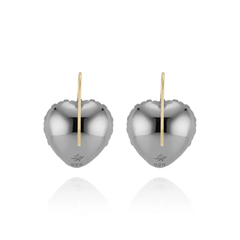 Valentina 'I Love NY' Button Earrings