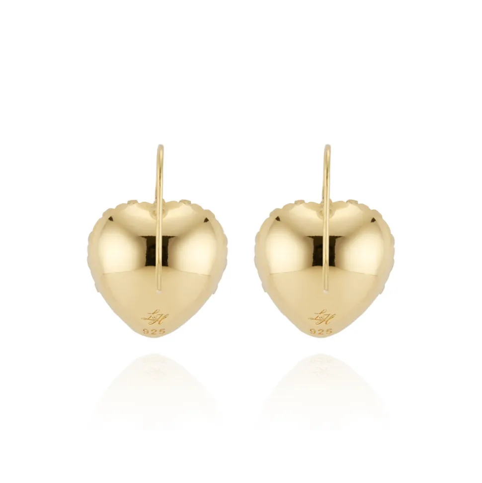 Valentina 'I Love NY' Button Earrings