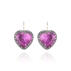 Valentina 'I Love NY' Button Earrings