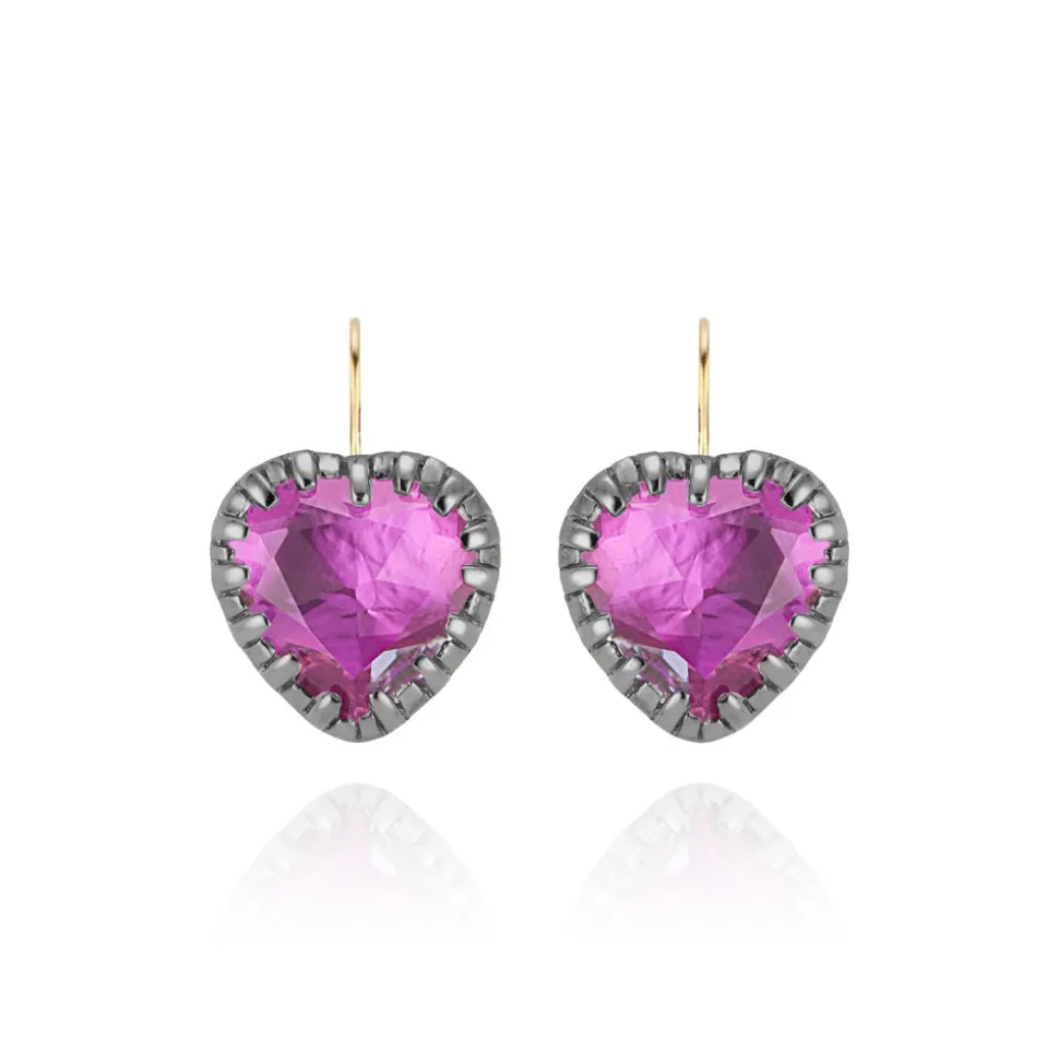Valentina 'I Love NY' Button Earrings