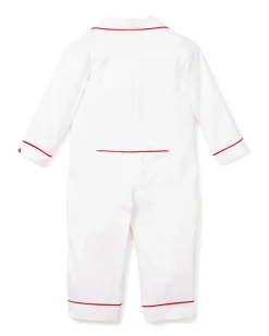 Valentine’s Collection Romper with Heart Embroidery