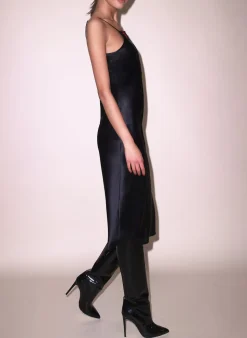 Vampire Rose Embroidery Slip Dress