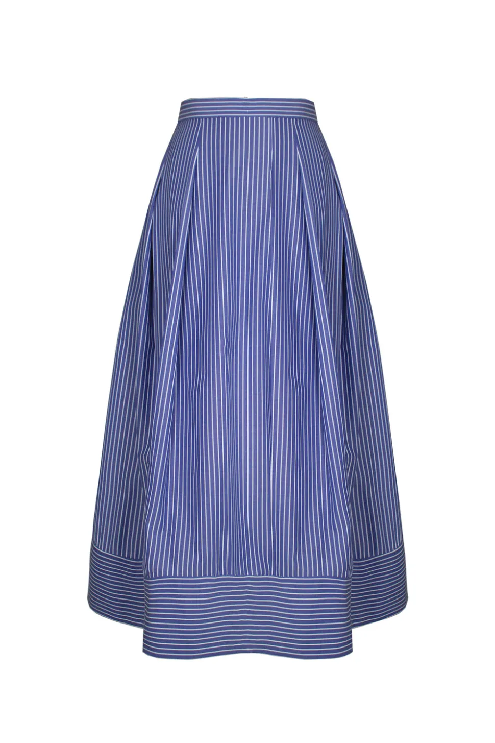 Vela Skirt in Blue Stripes