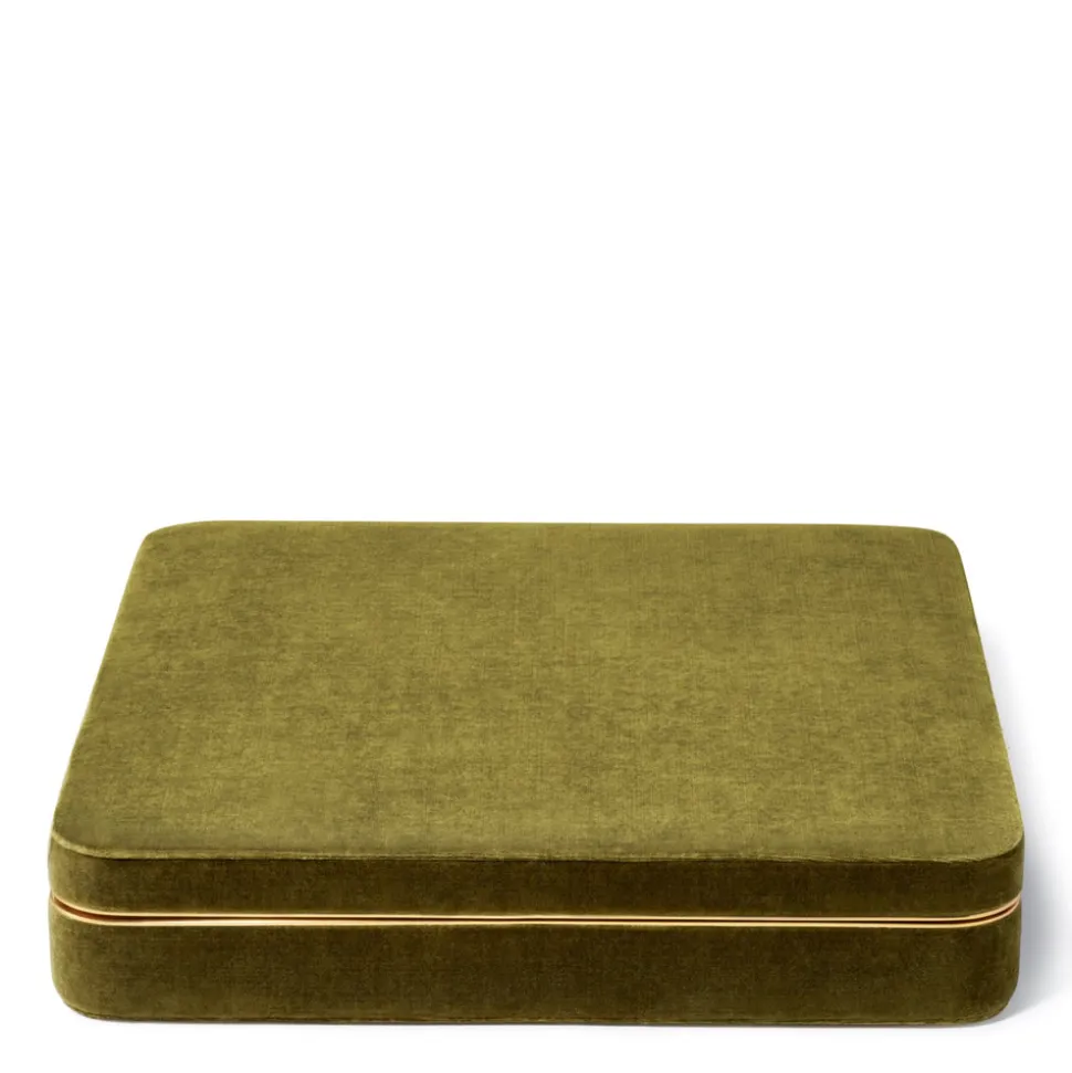 Velvet Chess Set in Moss