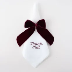 Velvet Napkin Bow