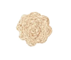 Vera Bleached Flower Coasters