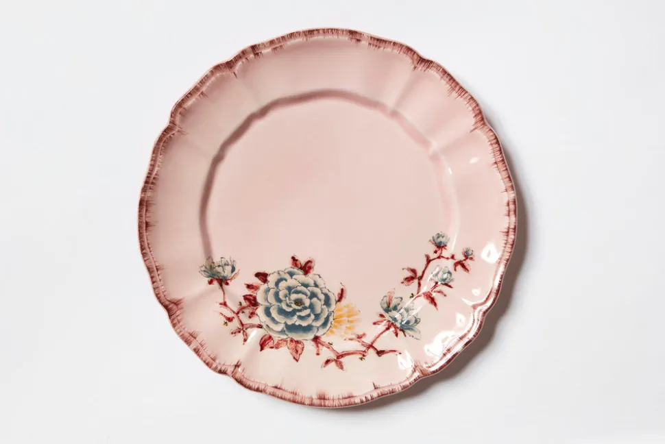 Veranda Rosa Dinner & Dessert Plates