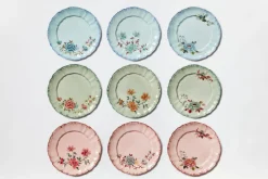 Veranda Rosa Dinner & Dessert Plates