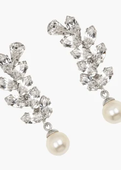 Verla Earrings in Crystal