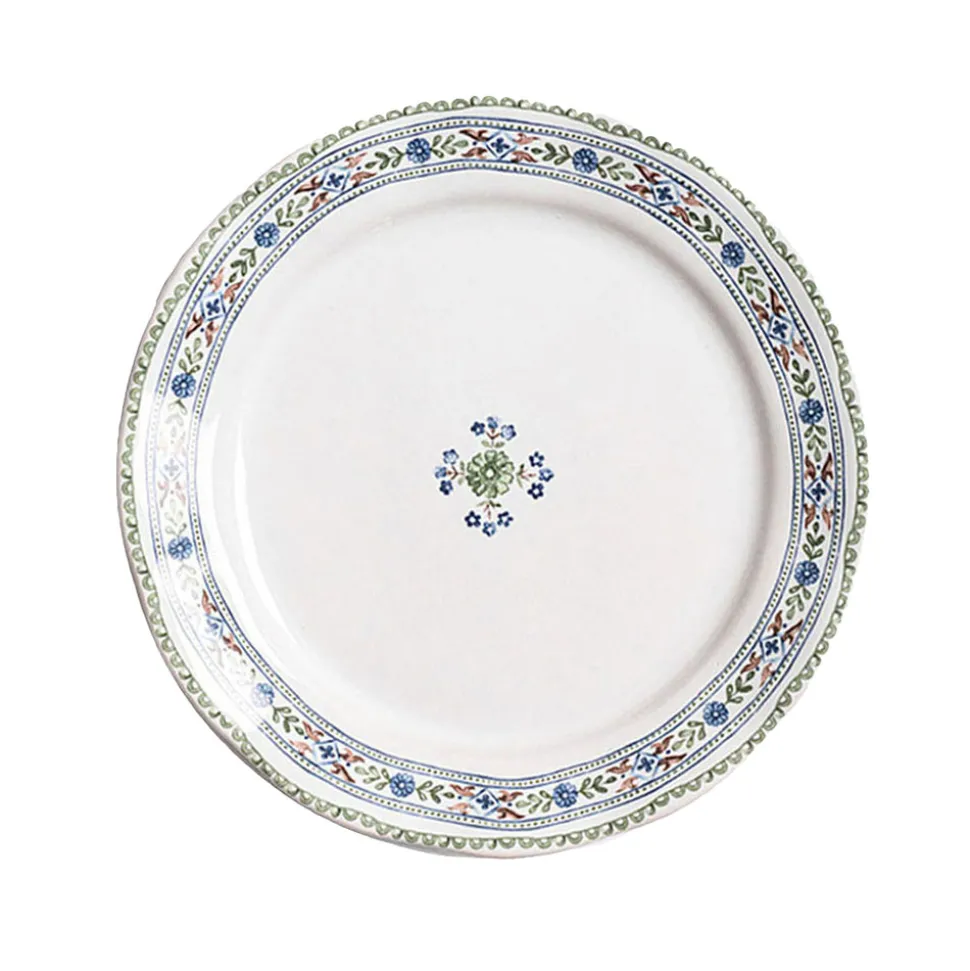 Villa Seville Dessert/Salad Plate in Chambray