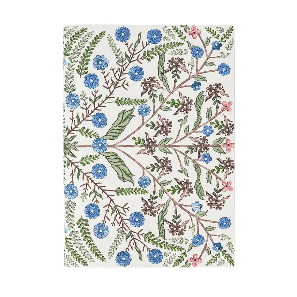 Villa Seville Embroidered 7" x 10" Paper Journal in Chambray