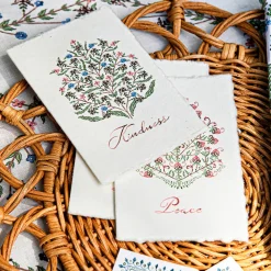 Villa Seville Note Card Assorted Set of 6 in Chambray