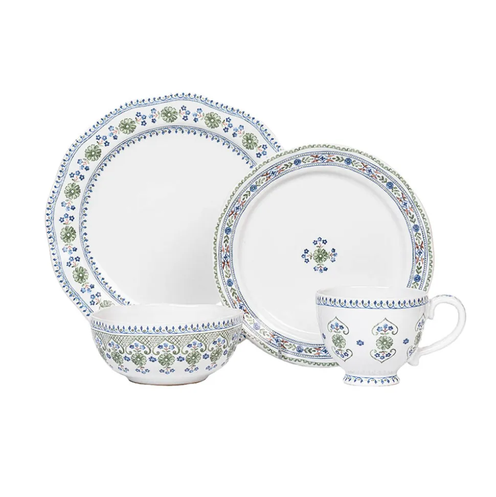 Villa Seville 4-Piece Place Setting in Chambray