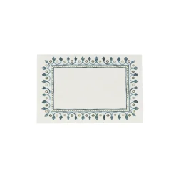 Villa Seville Place Card, Set of 12 in Chambray