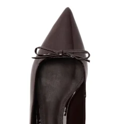 Violetta Sculpt Patent Flat in Maplewood