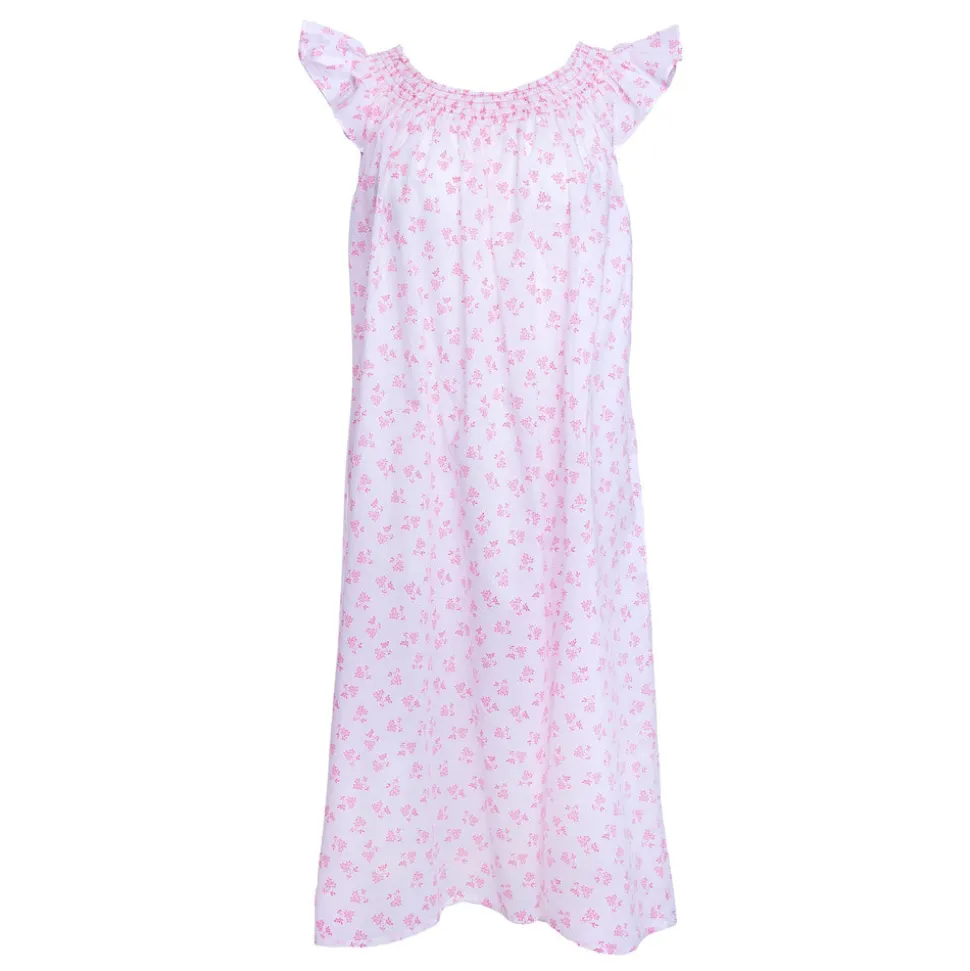 Vivian Cotton Nightgown in Pink
