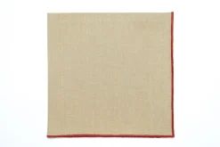 Vizon Napkin Orange Small Trim, Set of 4