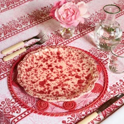 Volterra Blockprint Tablecloth