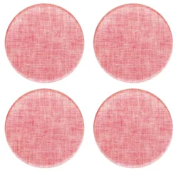 Waller Red Chambray Coaster Set