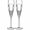 Waterford Love Wedding Vows Flute, Pair