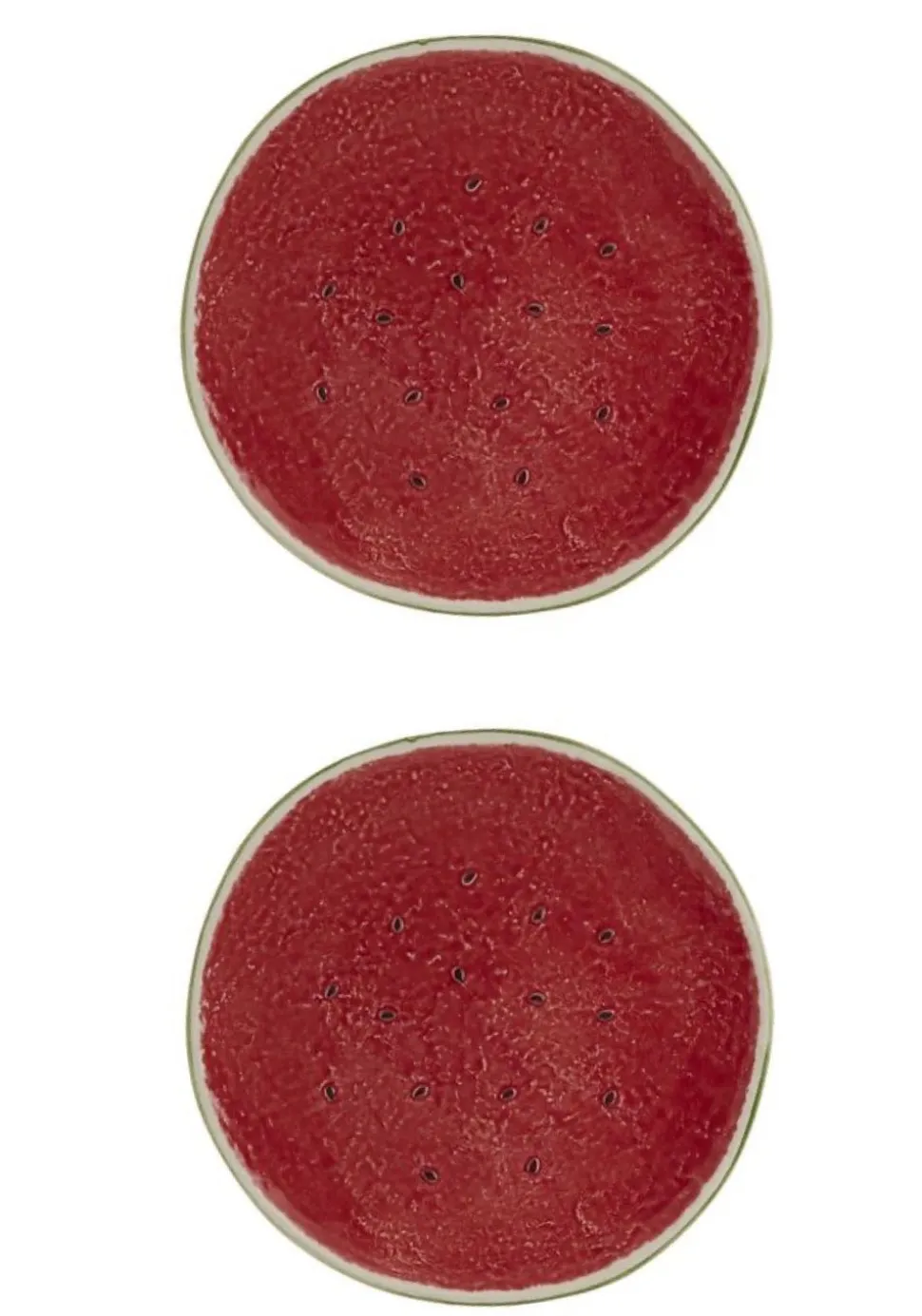 Watermelon Charger Plate, Set of 2