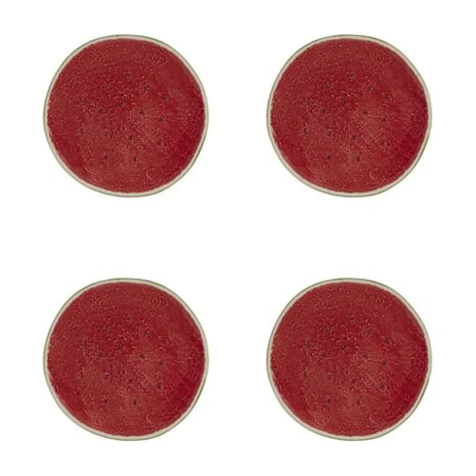 Watermelon Dinner Plate, Set of 4