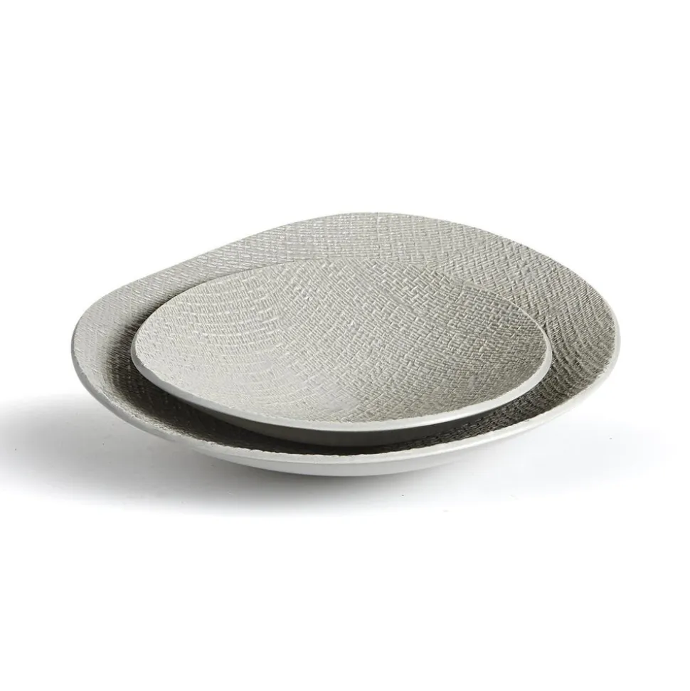 Wave Bowl in a Shitake Beige Color, Set of 2