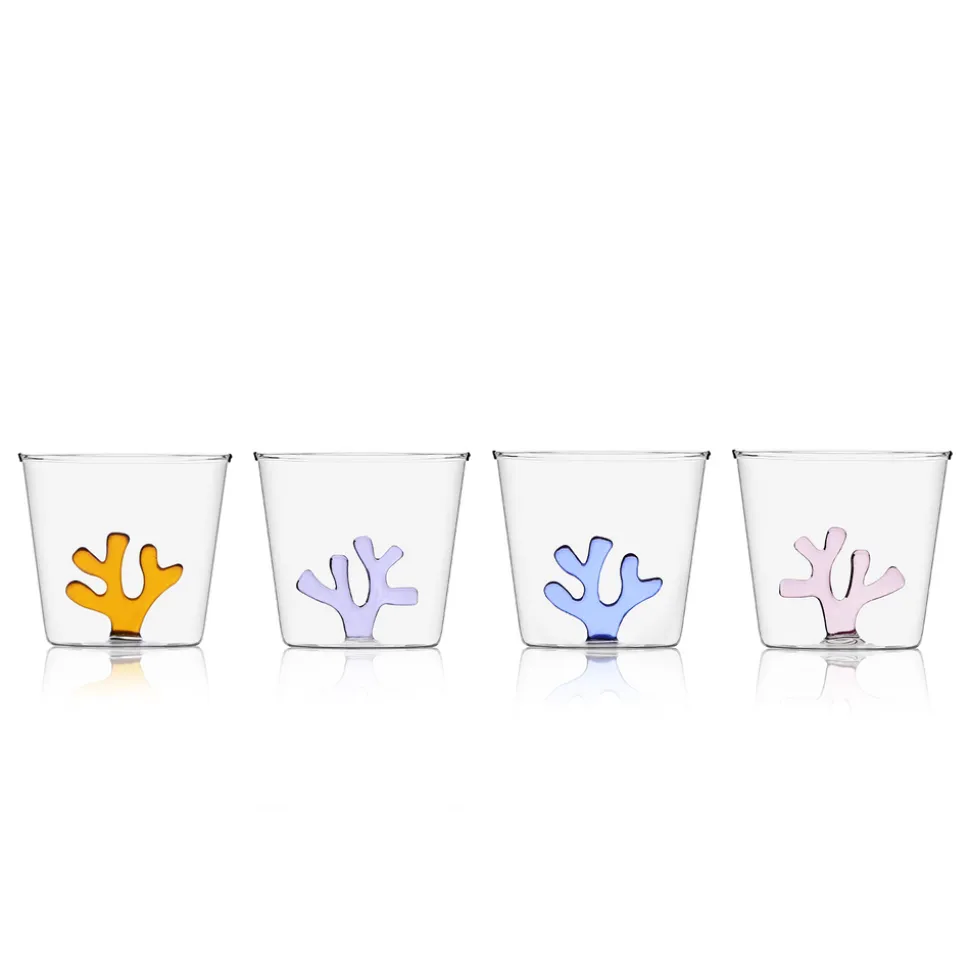 Whimsical Tumbler Glasses, Set of 4