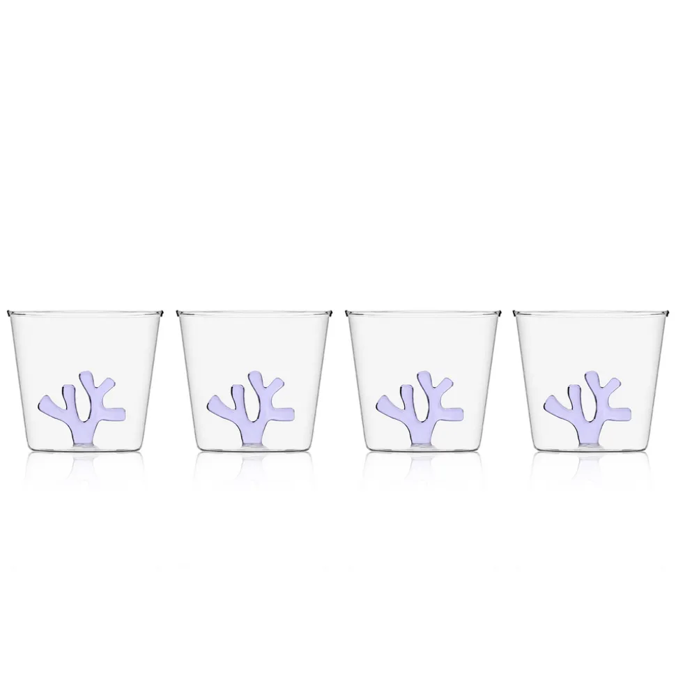 Whimsical Tumbler Glasses, Set of 4
