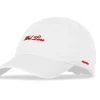 White Embroidered Cotton-Twill Adjustable Baseball Cap